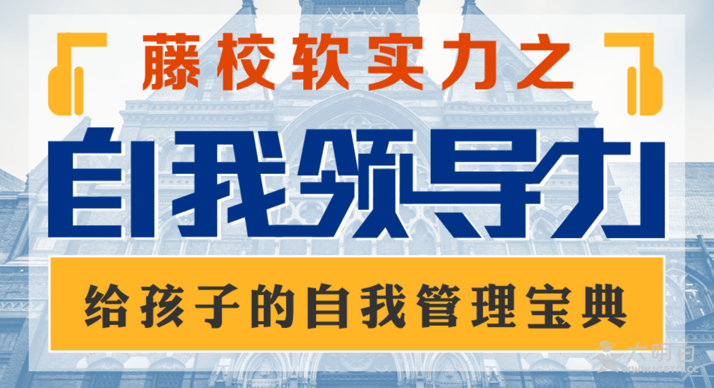 领导力重要吗，怎么培养领导力？站长推荐《自我领导力》